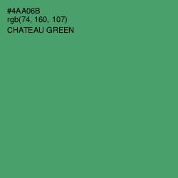 #4AA06B - Chateau Green Color Image